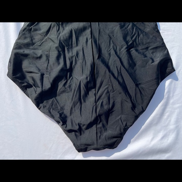 Torrid Black Floral One-Piece Swimsuit - Picture 8 of 11